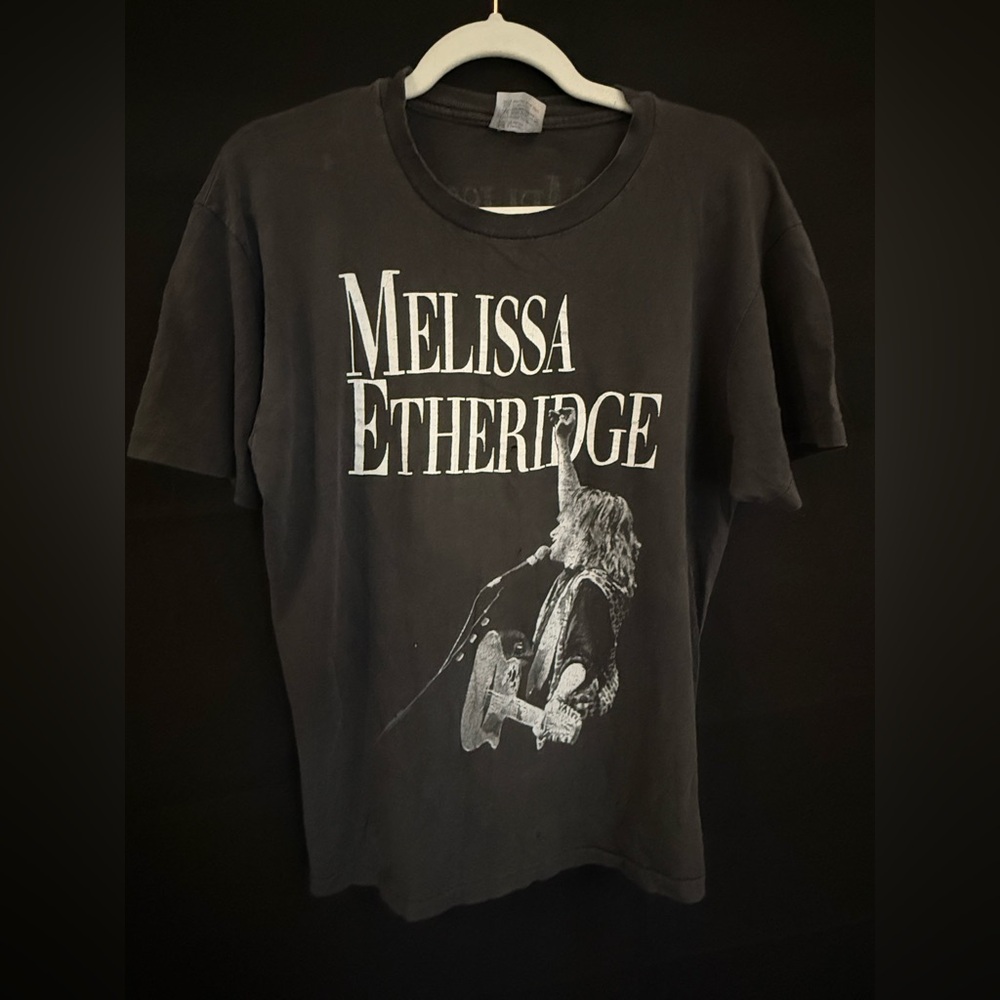 VTG 1990 Melissa Etheridge Brave & Crazy Tour Tee *Rare*